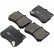 Juego de pastillas de freno 36727 ABS