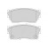 Juego de pastillas de freno 36728 ABS, Miniatura 2
