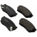 Juego de pastillas de freno 36728 ABS