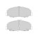 Juego de pastillas de freno 36736 ABS, Miniatura 2
