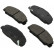 Juego de pastillas de freno 36736 ABS