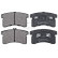 Juego de pastillas de freno 36745 ABS, Miniatura 4