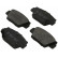 Juego de pastillas de freno 36759 ABS