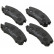 Juego de pastillas de freno 36767 ABS