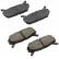 Juego de pastillas de freno 36796 ABS
