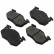 Juego de pastillas de freno 36802 ABS