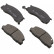 Juego de pastillas de freno 36829 ABS