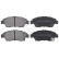 Juego de pastillas de freno 36831 ABS, Miniatura 4