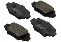 Juego de pastillas de freno 36849 ABS