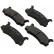 Juego de pastillas de freno 36868 ABS