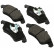 Juego de pastillas de freno 36901 ABS