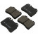 Juego de pastillas de freno 36904 ABS