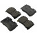 Juego de pastillas de freno 36937 ABS