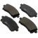 Juego de pastillas de freno 36972 ABS