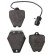 Juego de pastillas de freno 37005 ABS