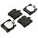 Juego de pastillas de freno 37022 ABS