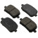Juego de pastillas de freno 37033 ABS