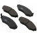 Juego de pastillas de freno 37053 ABS