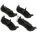Juego de pastillas de freno 37148 ABS