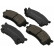 Juego de pastillas de freno 37180 ABS