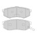 Juego de pastillas de freno 37182 ABS, Miniatura 2