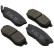 Juego de pastillas de freno 37182 ABS
