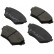 Juego de pastillas de freno 37191 ABS