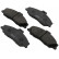 Juego de pastillas de freno 37193 ABS