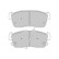 Juego de pastillas de freno 37222 ABS, Miniatura 3