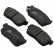 Juego de pastillas de freno 37222 ABS