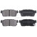 Juego de pastillas de freno 37222 ABS, Miniatura 4
