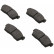 Juego de pastillas de freno 37236 ABS