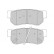 Juego de pastillas de freno 37247 ABS, Miniatura 3