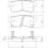 Juego de pastillas de freno 37252 ABS, Miniatura 3
