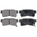 Juego de pastillas de freno 37252 ABS, Miniatura 4