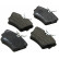 Juego de pastillas de freno 37288 ABS