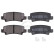 Juego de pastillas de freno 37406 ABS, Miniatura 3