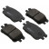Juego de pastillas de freno 37421 ABS