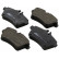 Juego de pastillas de freno 37456 ABS