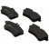 Juego de pastillas de freno 37457 ABS