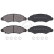 Juego de pastillas de freno 37470 ABS, Miniatura 2