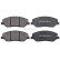 Juego de pastillas de freno 37522 ABS, Miniatura 3