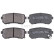 Juego de pastillas de freno 37533 ABS, Miniatura 4