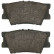 Juego de pastillas de freno 37545 ABS