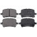 Juego de pastillas de freno 37581 ABS, Miniatura 3