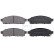 Juego de pastillas de freno 37624 ABS, Miniatura 3