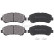 Juego de pastillas de freno 37625 ABS, Miniatura 3