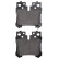 Juego de pastillas de freno 37653 ABS