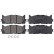 Juego de pastillas de freno 37677 ABS, Miniatura 3