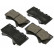Juego de pastillas de freno 37701 ABS